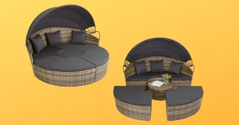 promo vente flash lit de jardin tektake cdiscount
